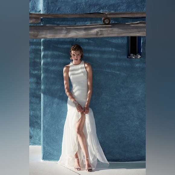 NWT BHLDN Anthropologie Theia Couture Elle Gown Mermaid Wedding Dress - Picture 5 of 12